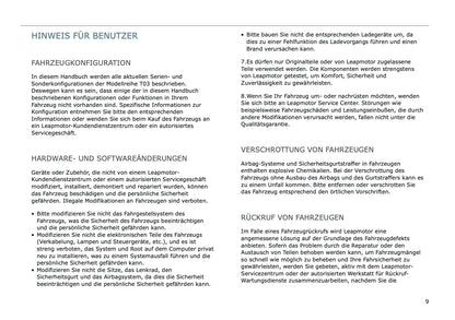 2025 Leapmotor T03 Bedienungsanleitung | Deutsch