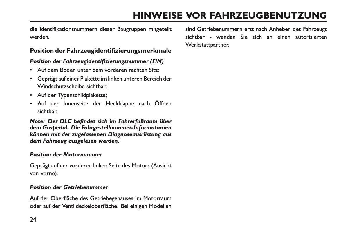 2025 MG MG3 Bedienungsanleitung | Deutsch