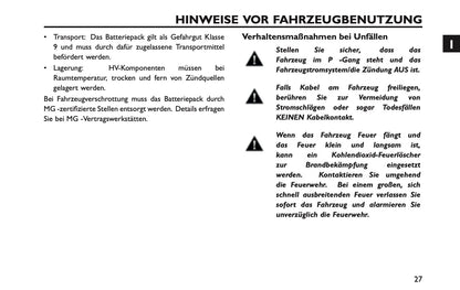 2025 MG MG3 Bedienungsanleitung | Deutsch