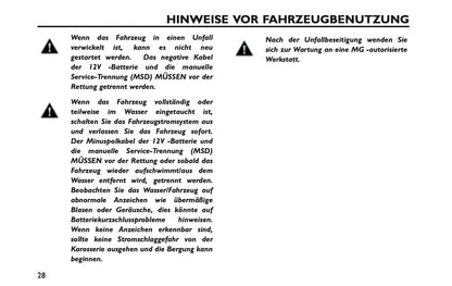 2025 MG MG3 Bedienungsanleitung | Deutsch