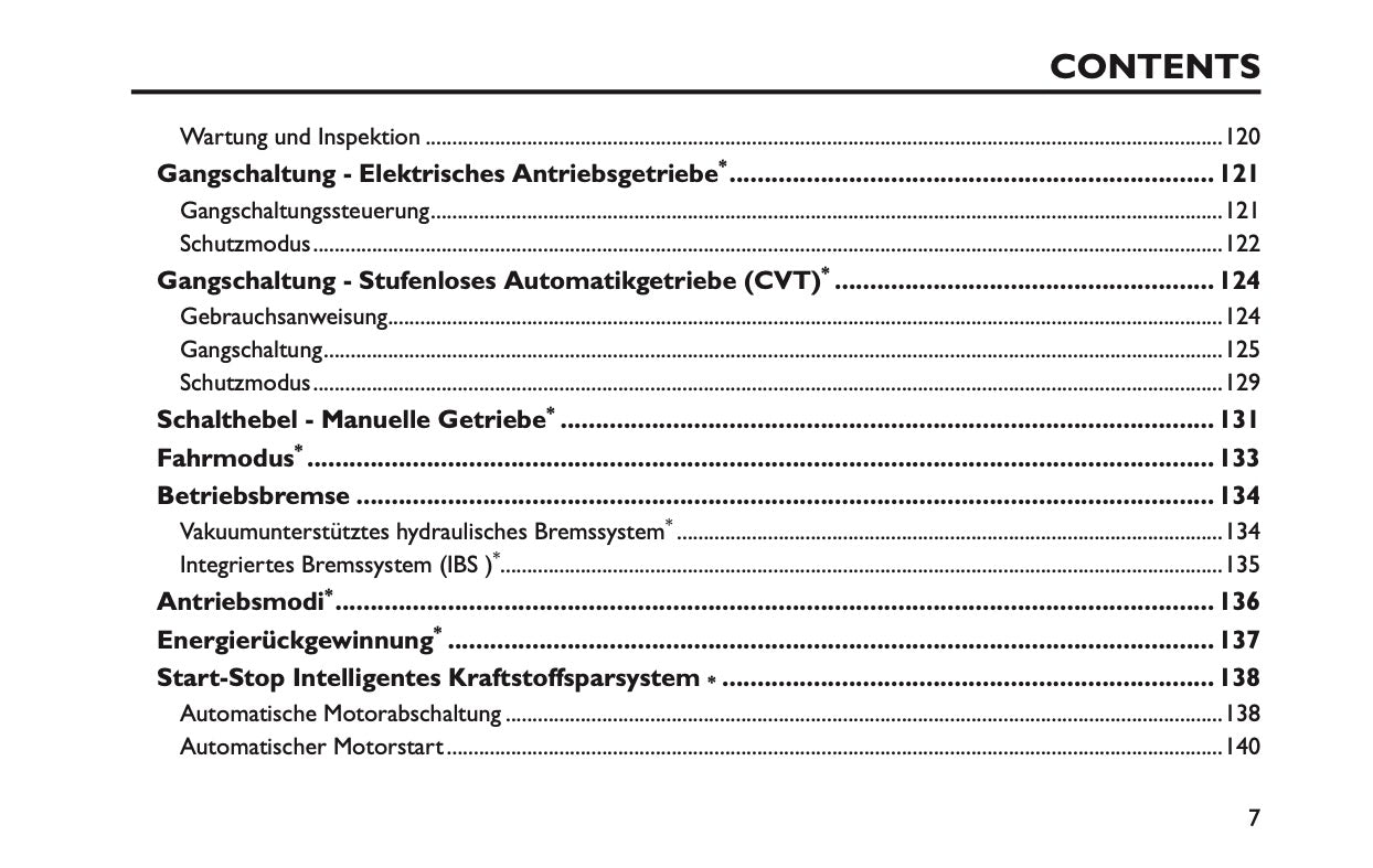 2025 MG MG3 Bedienungsanleitung | Deutsch
