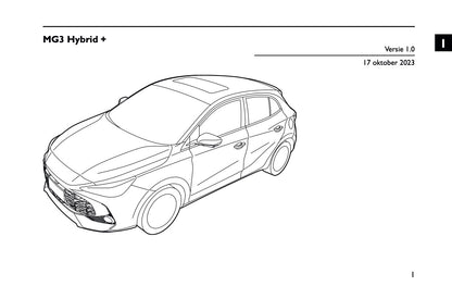 2023-2025 MG MG3 Hybrid+ Owner's Manual | Dutch