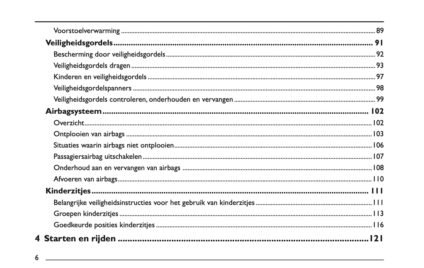 2022 MG MG5 Owner's Manual | Dutch