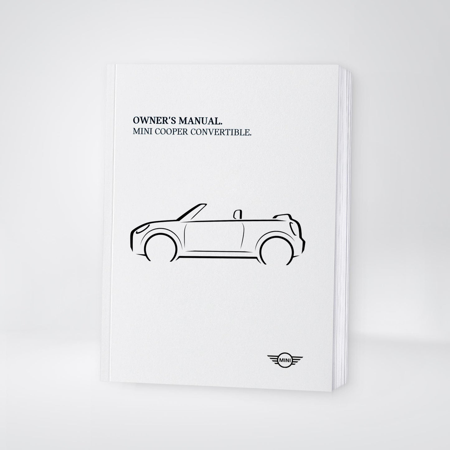 2026 Mini Cooper Convertible Owner's Manual | English US