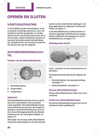 2015 Mini Countryman/Paceman Owner's Manual | Dutch