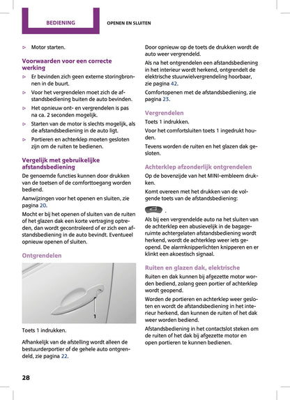 2015 Mini Countryman/Paceman Owner's Manual | Dutch