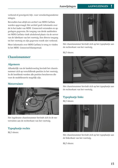 2022 Mini Countryman Owner's Manual | Dutch