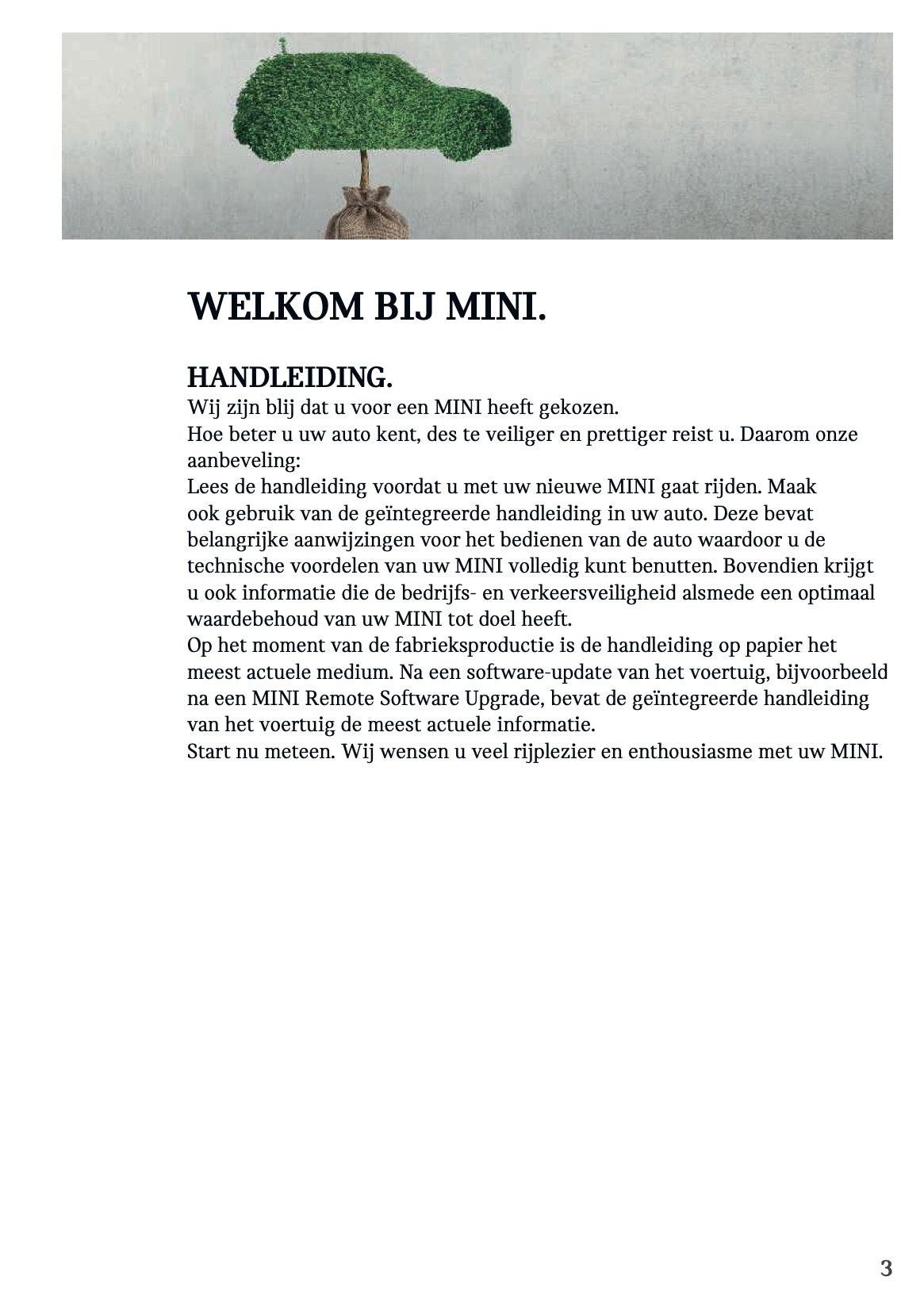 2024 Mini Countryman Owner's Manual | Dutch