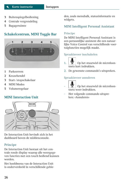 2025-2026 Mini Countryman Owner's Manual | Dutch