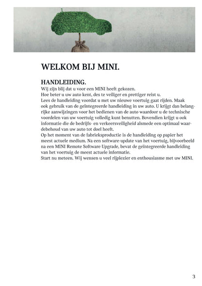2025-2026 Mini Countryman Owner's Manual | Dutch