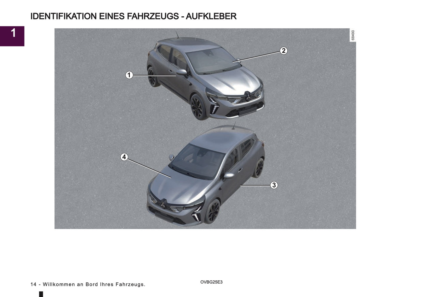 2025 Mitsubishi Colt Bedienungsanleitung | Deutsch