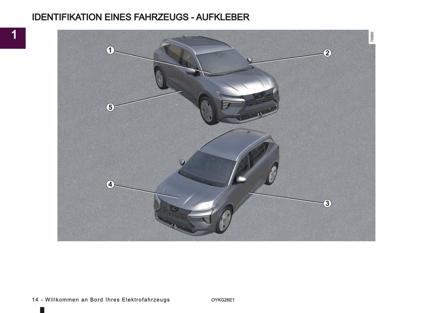 2026 Mitsubishi Eclipse Cross EV Bedienungsanleitung | Deutsch