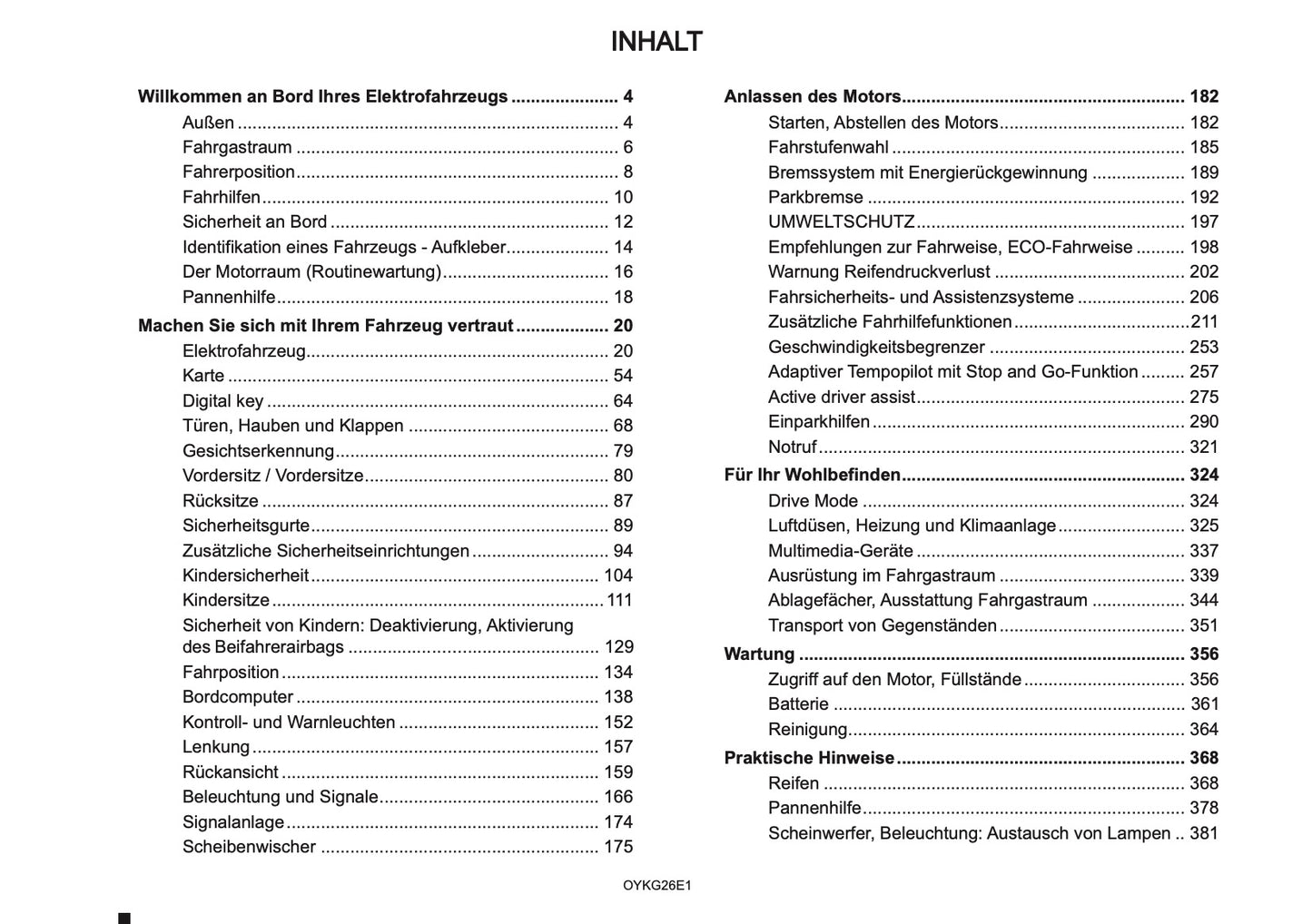 2026 Mitsubishi Eclipse Cross EV Bedienungsanleitung | Deutsch