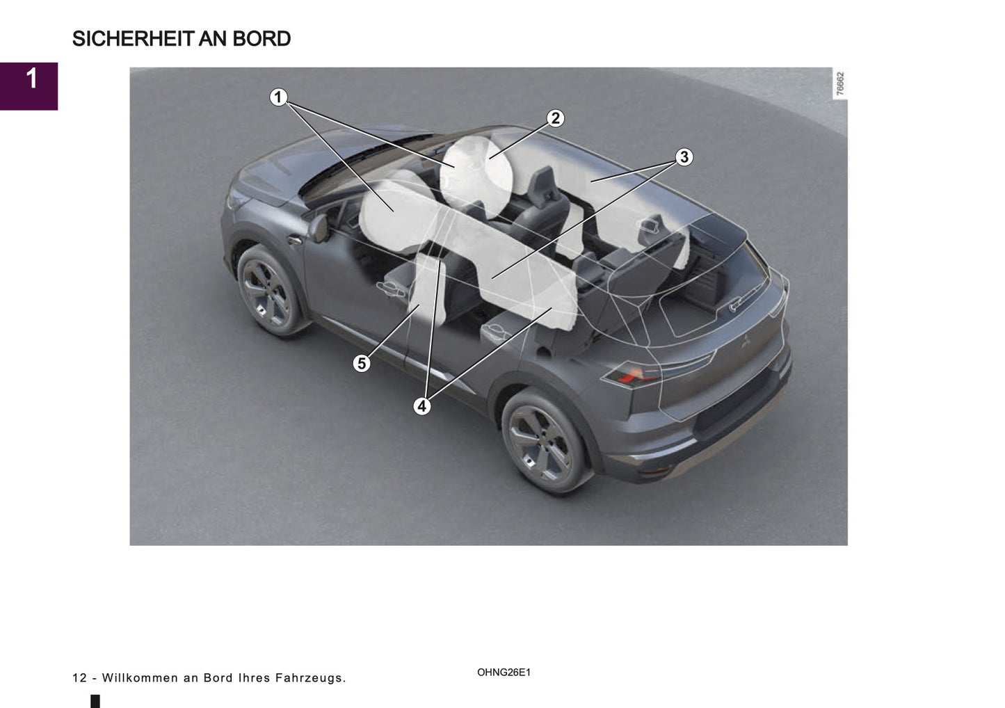 2026 Mitsubishi Grandis Bedienungsanleitung | Deutsch