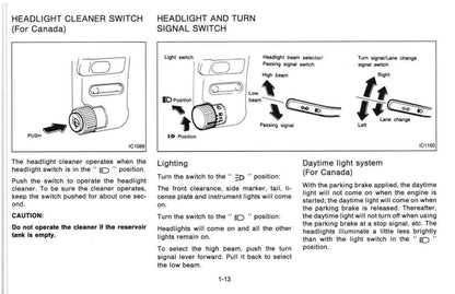 1994 Nissan 300ZX Owner's Manual | English