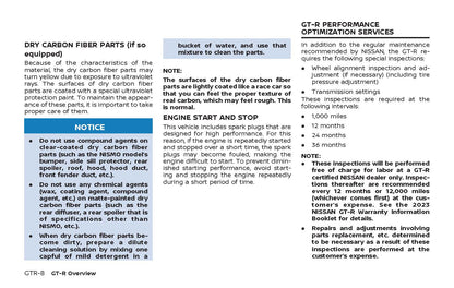 2024 Nissan GT-R Bedienungsanleitung Englisch