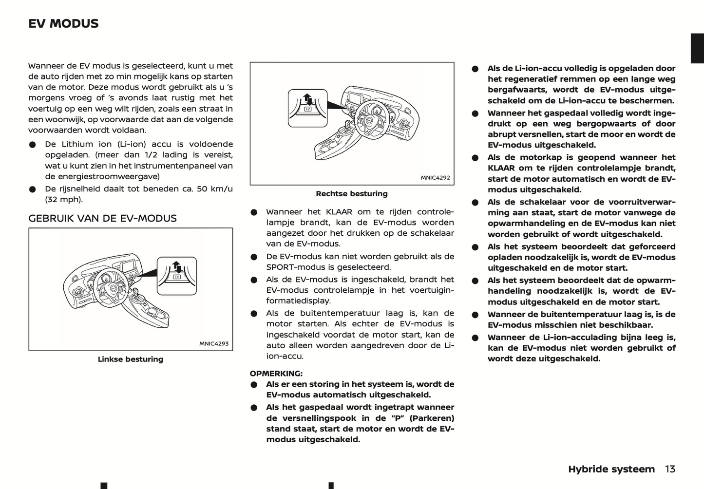 2022 Nissan Juke Hybrid Owner's Manual | Dutch