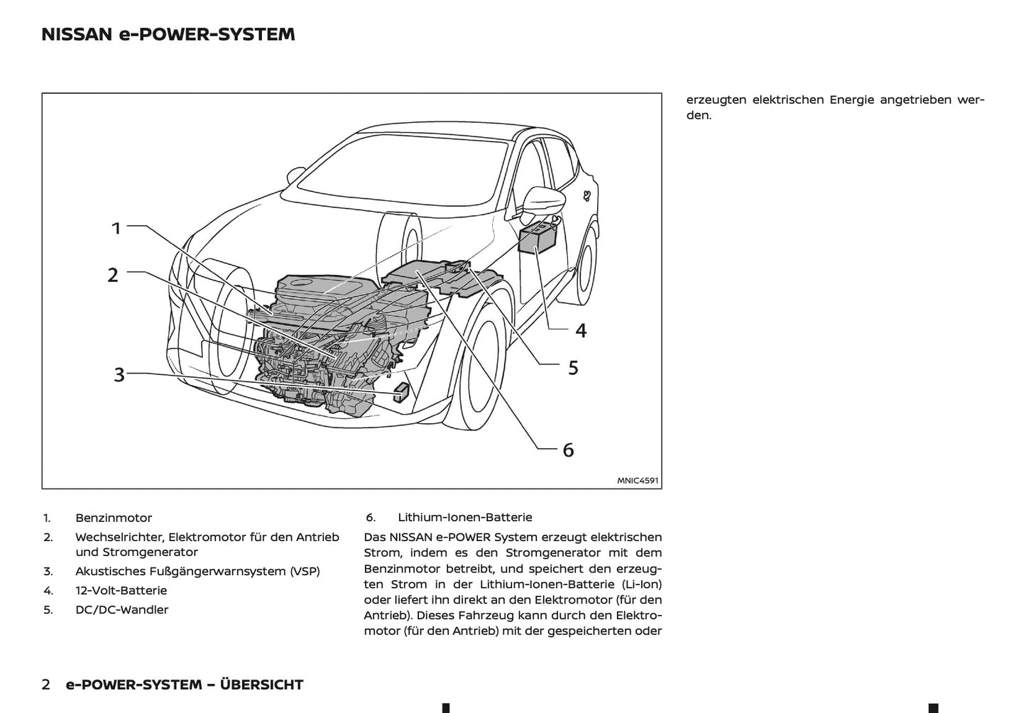 2025-2026 Nissan Qashqai e-Power Bedienungsanleitung | Deutsch