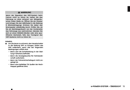 2026 Nissan Qashqai e-Power Owner's Manual | German