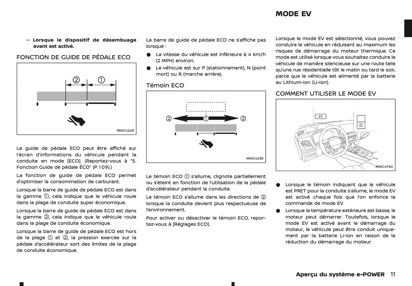 2026 Nissan Qashqai e-Power Owner's Manual | French