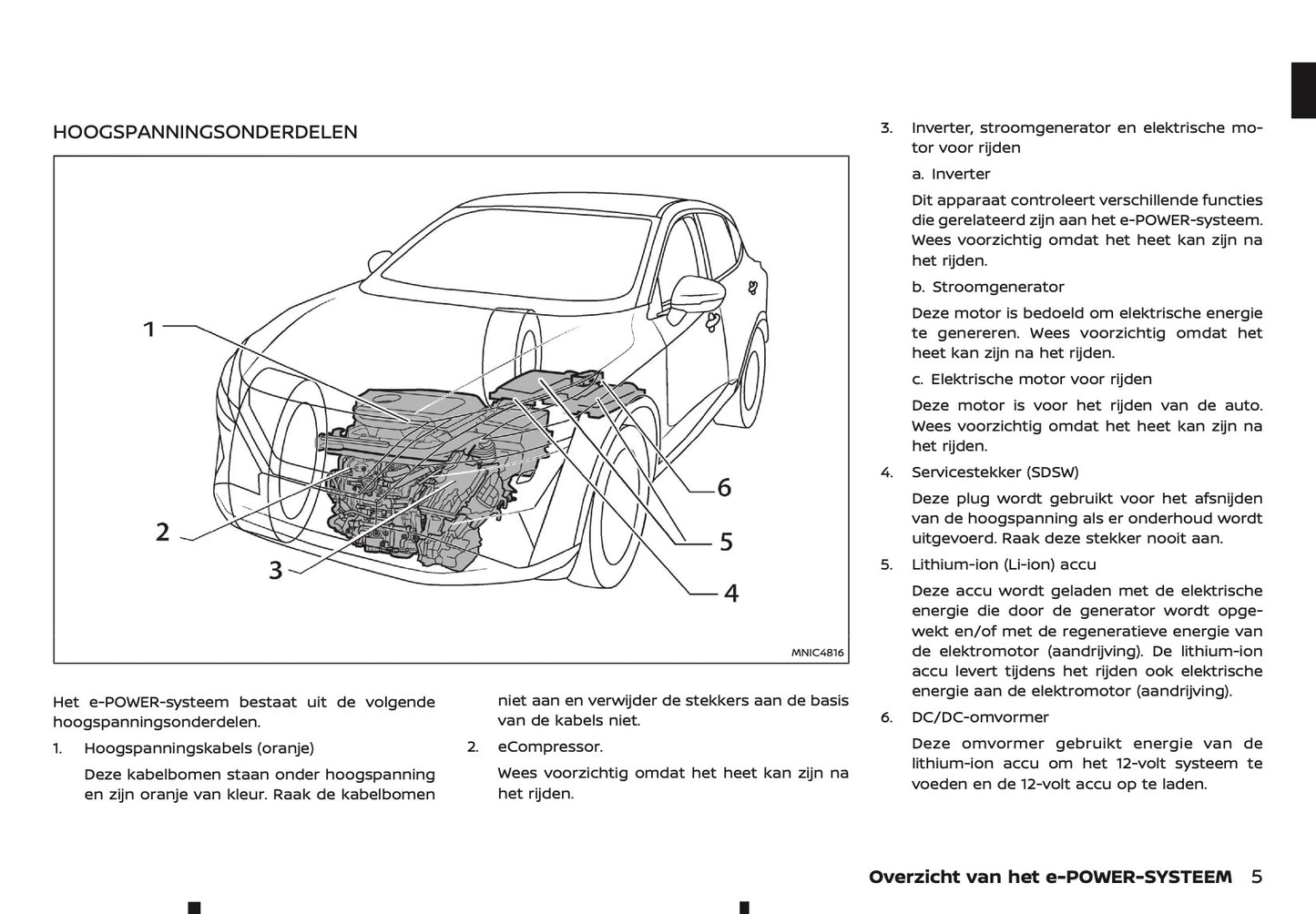 2026 Nissan Qashqai e-Power Owner's Manual | Dutch