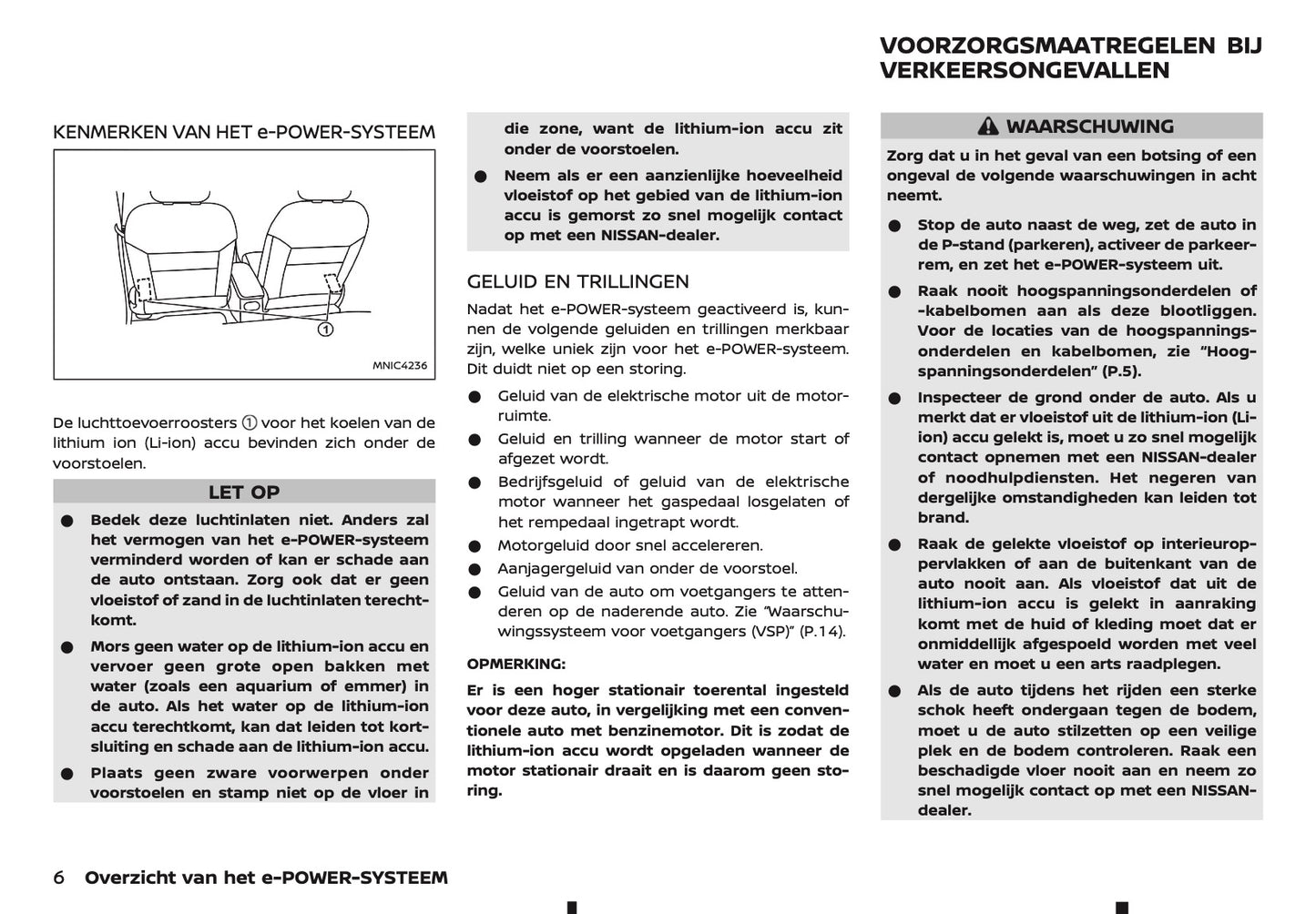2026 Nissan Qashqai e-Power Owner's Manual | Dutch