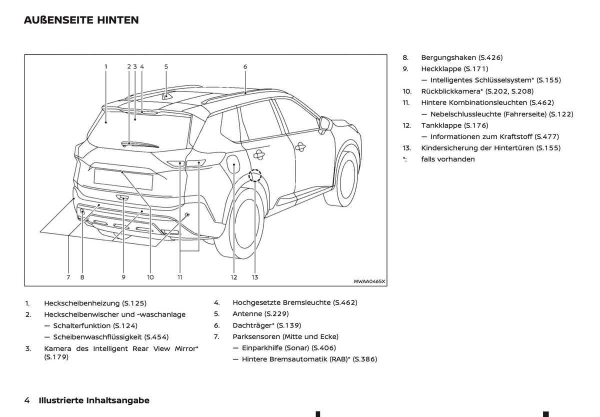 2024-2025 Nissan X-Trail Bedienungsanleitung | Deutsch