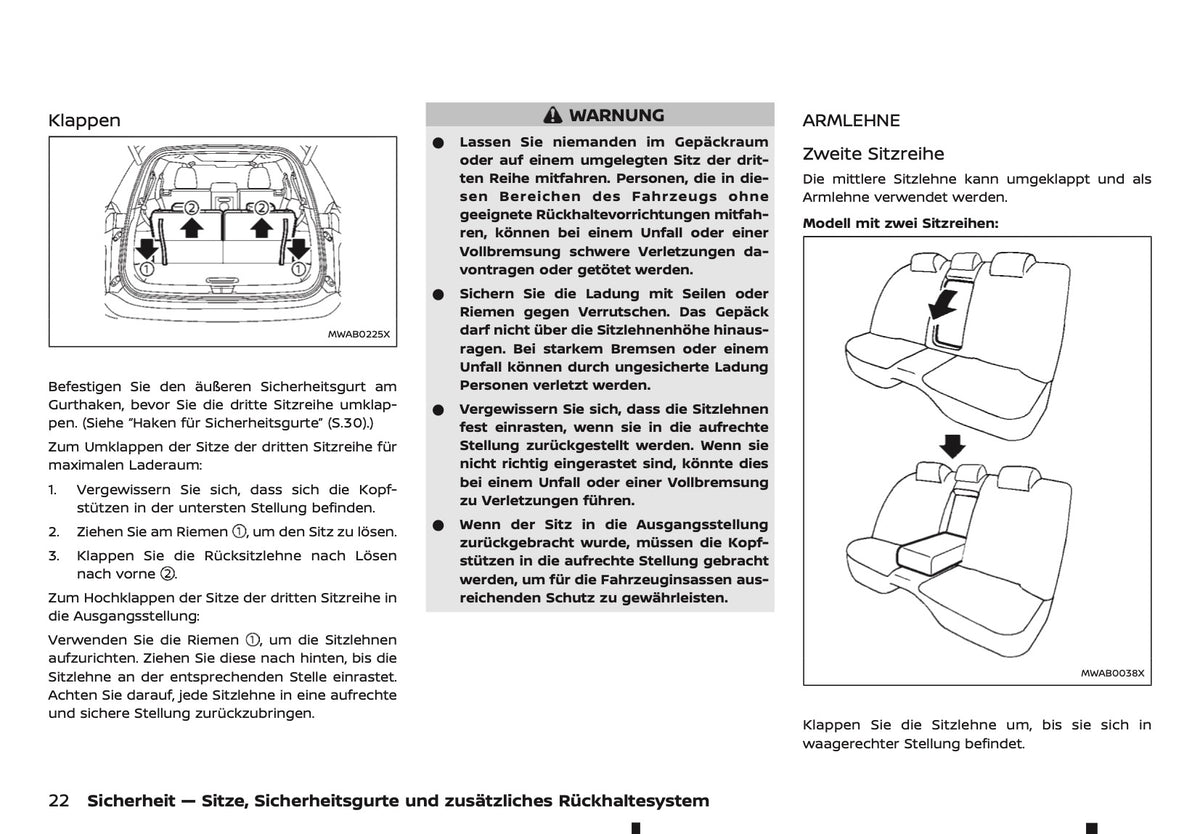 2024-2025 Nissan X-Trail Bedienungsanleitung | Deutsch