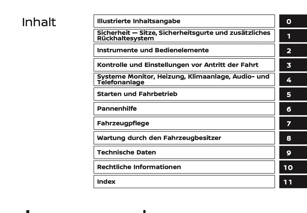 2024-2025 Nissan X-Trail Bedienungsanleitung | Deutsch
