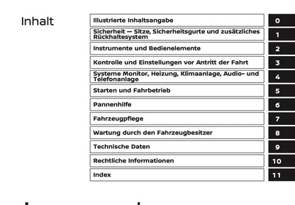 2024-2025 Nissan X-Trail Bedienungsanleitung | Deutsch