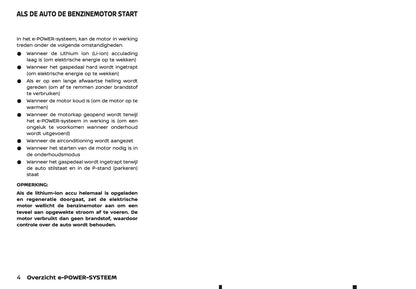 2024-2025 Nissan X-Trail e-Power Owner's Manual | Dutch