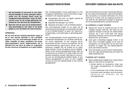 2024-2025 Nissan X-Trail e-Power Owner's Manual | Dutch