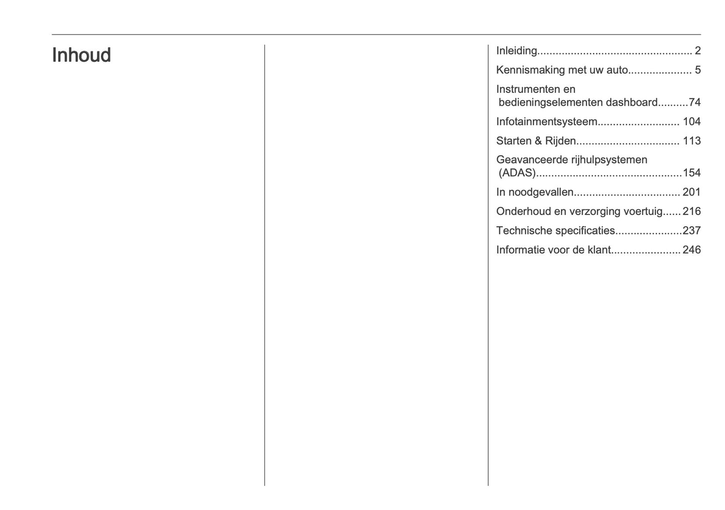 2025 Opel Astra Owner's Manual | Dutch
