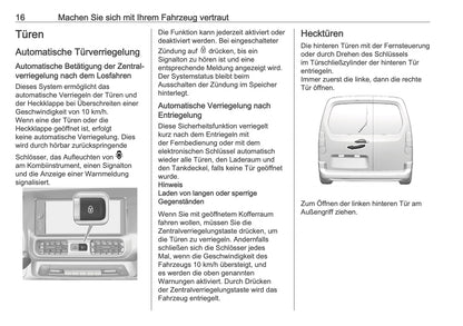 2025 Opel Combo Bedienungsanleitung | Deutsch