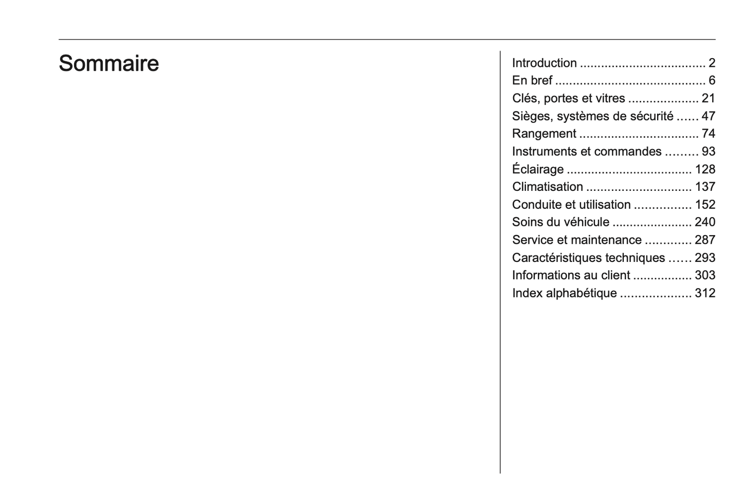 2021 Opel Combo Owner's Manual | French