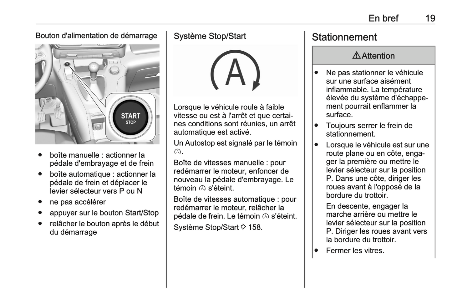 2021 Opel Combo Owner's Manual | French