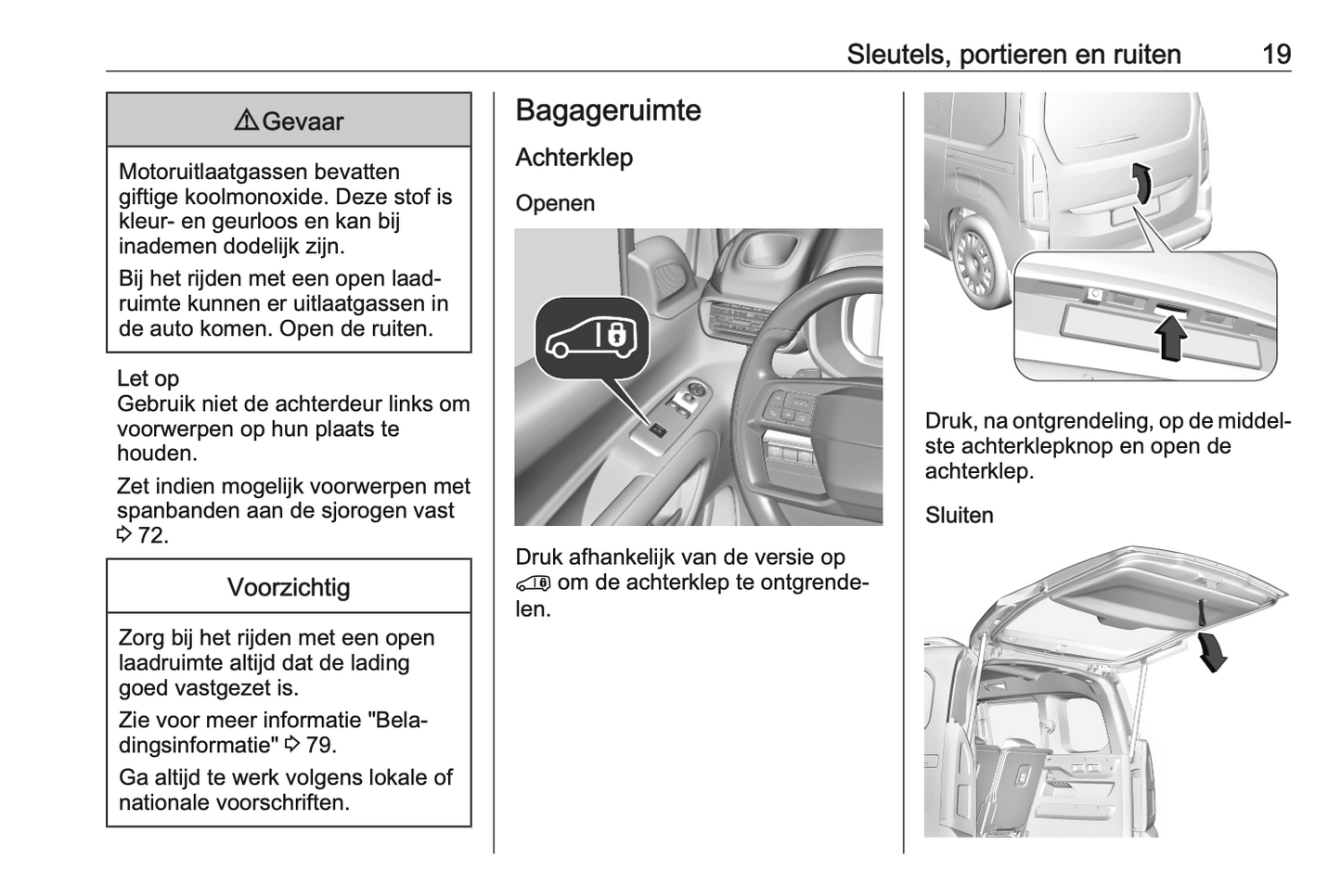 2024 Opel Combo Owner's Manual | Dutch