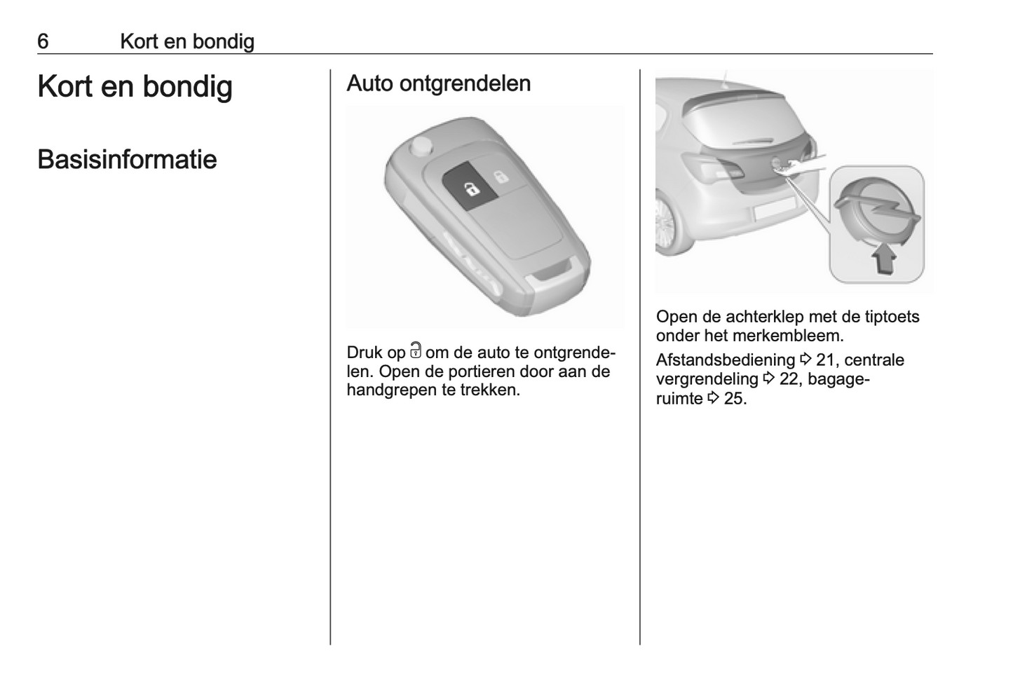 2017 Opel Corsa Owner's Manual | Dutch