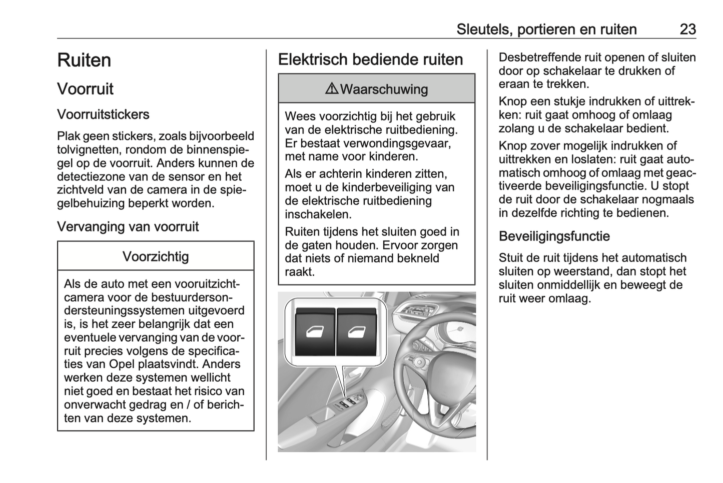 2023 Opel Corsa/Corsa-e Owner's Manual | Dutch