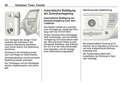2019-2020 Opel Crossland X Bedienungsanleitung | Deutsch