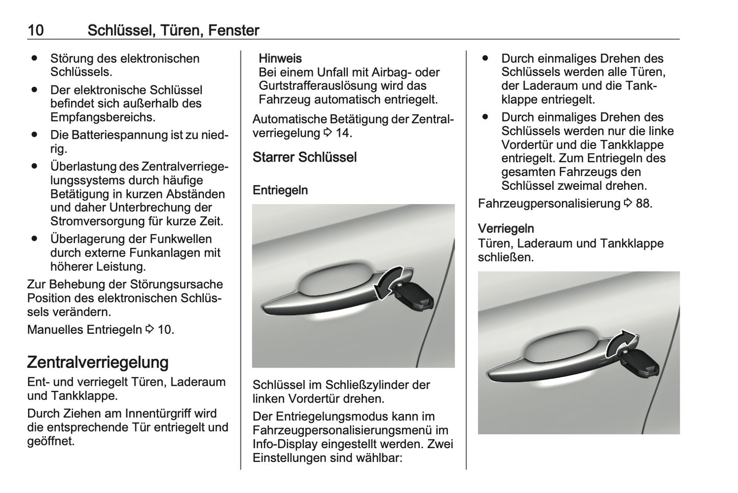 2023-2024 Opel Crossland Bedienungsanleitung | Deutsch