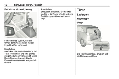 2023-2024 Opel Crossland Bedienungsanleitung | Deutsch