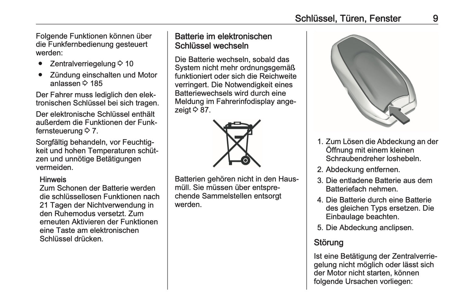 2023-2024 Opel Crossland Bedienungsanleitung | Deutsch