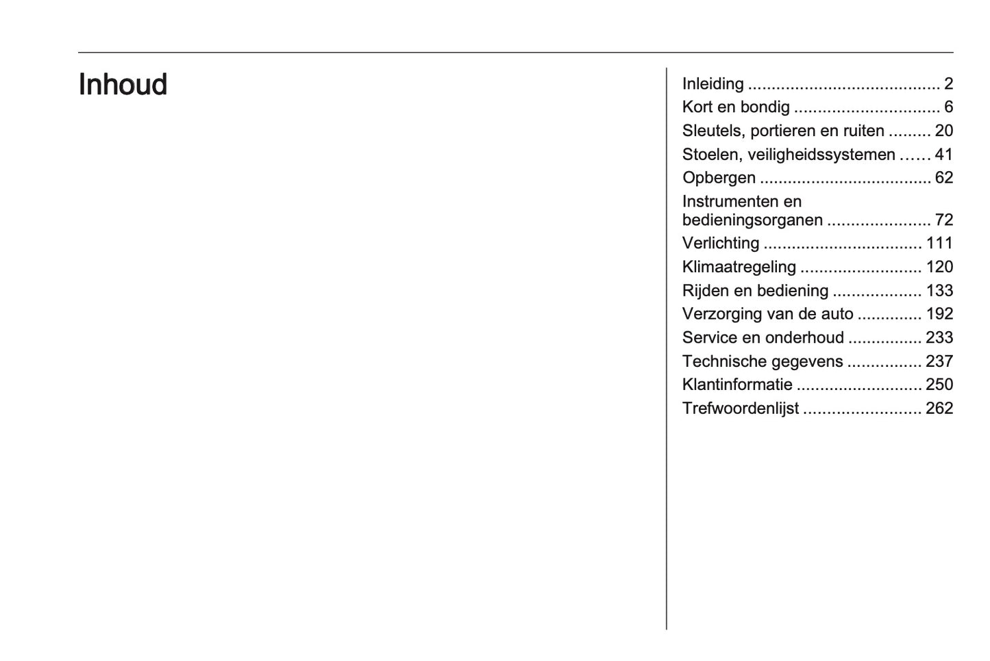 2018 Opel Crossland X Owner's Manual | Dutch
