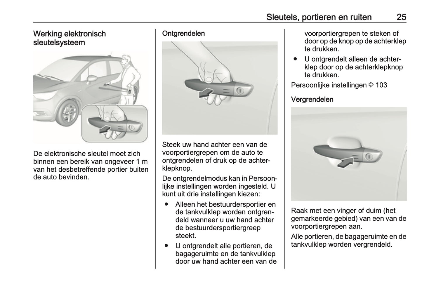 2018 Opel Crossland X Owner's Manual | Dutch