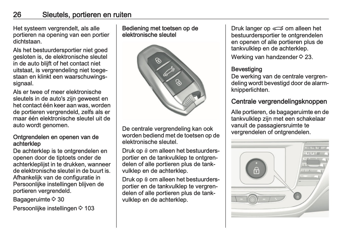 2018 Opel Crossland X Owner's Manual | Dutch