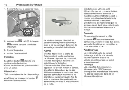 2025 Opel Frontera Owner's Manual | French