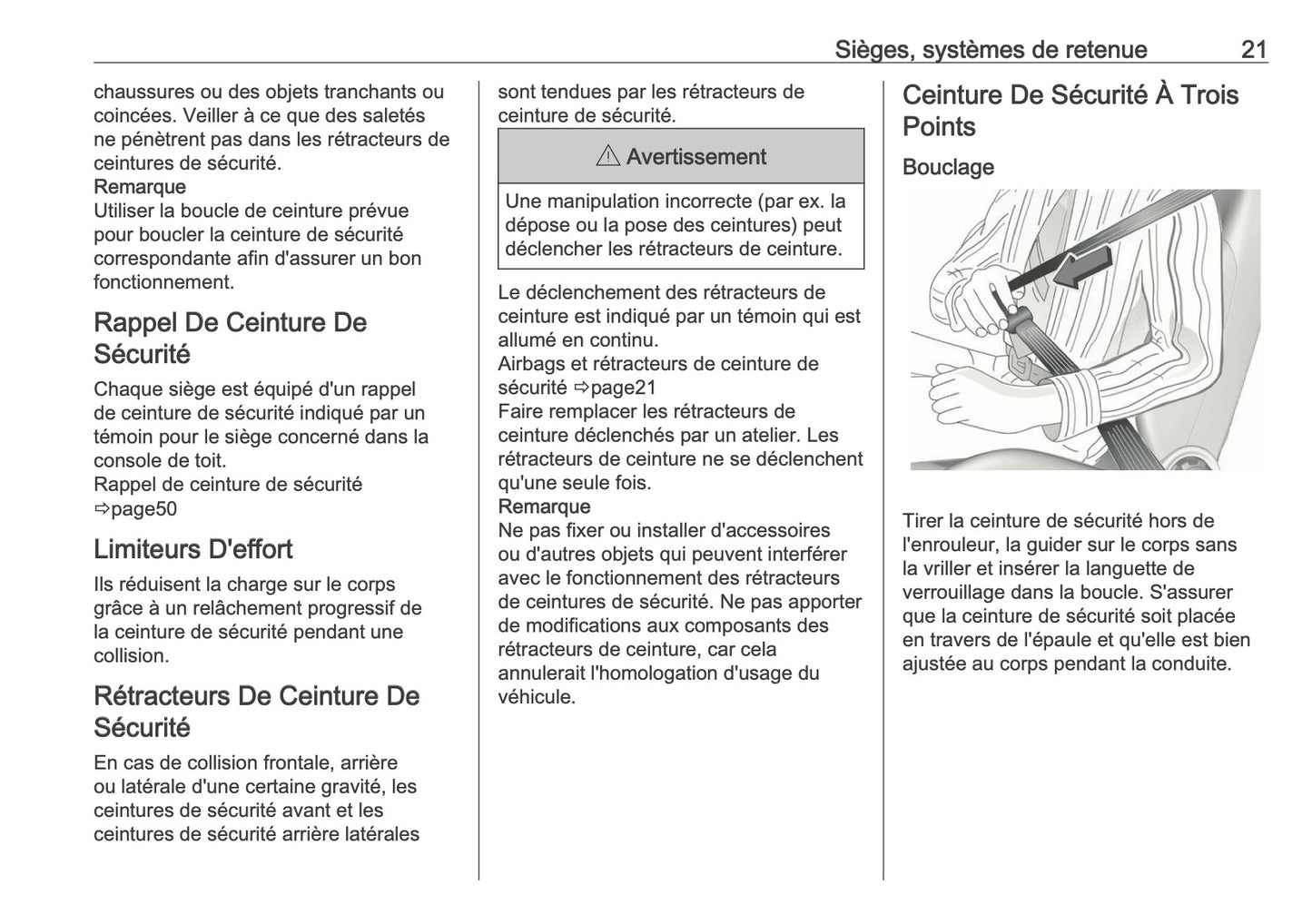 2025 Opel Frontera Owner's Manual | French