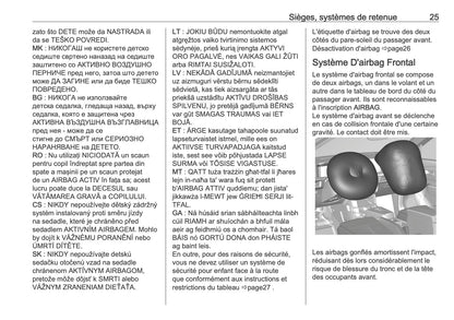 2025 Opel Frontera Owner's Manual | French