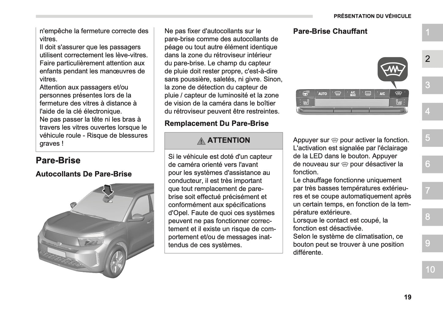 2026 Opel Frontera Owner's Manual | French